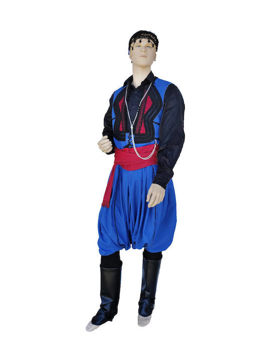 Traditionelle Kinderkostüm Kreta Junge mit Leggings mit Schal
