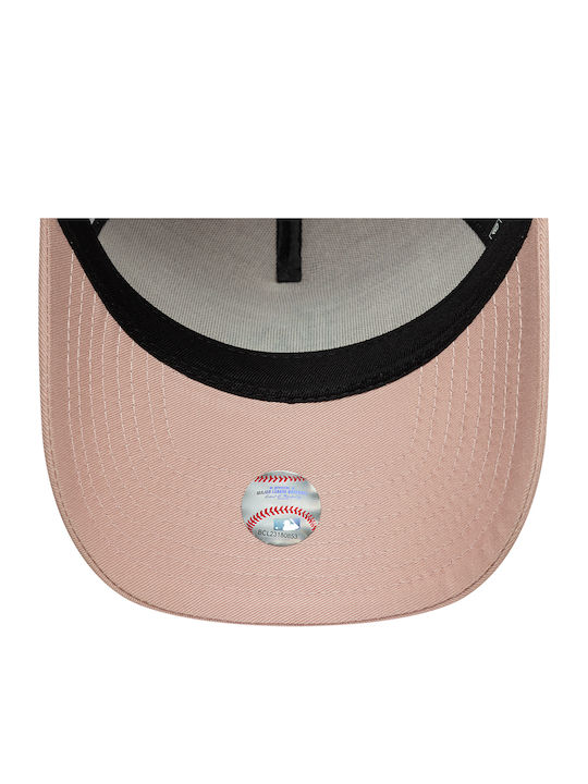 New Era Mlb Outline La Dodgers 9forty E-frame Камионджия Регулируема Шапка Пастелно Розов