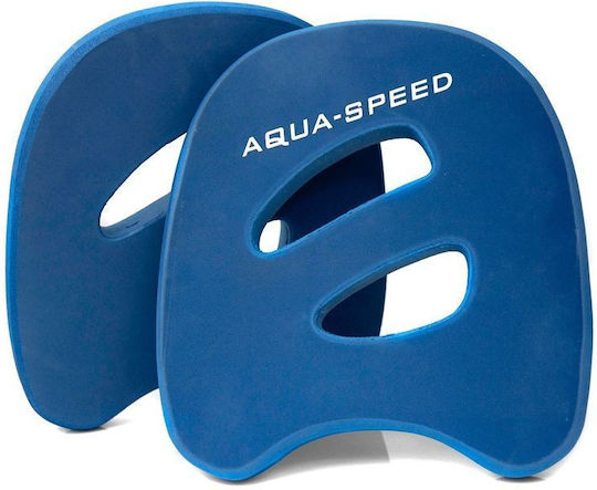 Aqua Speed Сини Плавателни Перки За Ръце От Eva Пяна 25x23x3 См