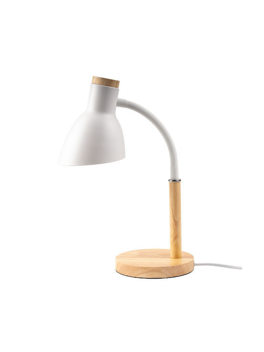 Table Lamp School Decorative Design Table E27 Niko White Illuminated