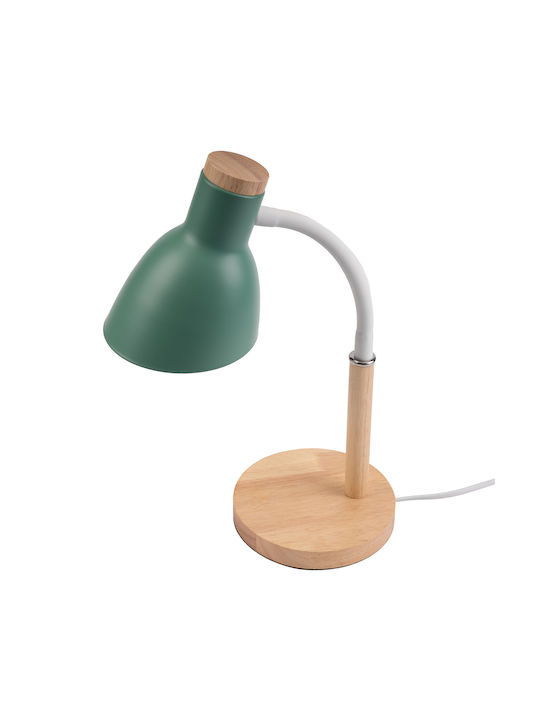Lampă De Masă Pentru Birou Școlar Decorativă E27 Niko Verde Lumiled