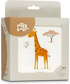 Interbaby Set De Masă Din Plastic Pentru Copii Bej