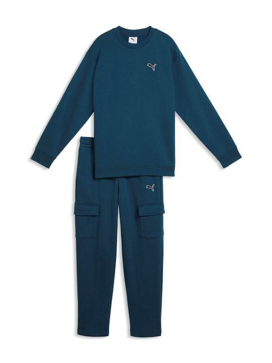 Kids Sweatpants Set Petrol Ess Elevated
