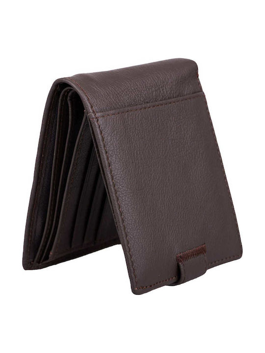 Herrenbrieftasche aus Braun Naturleder Graffette