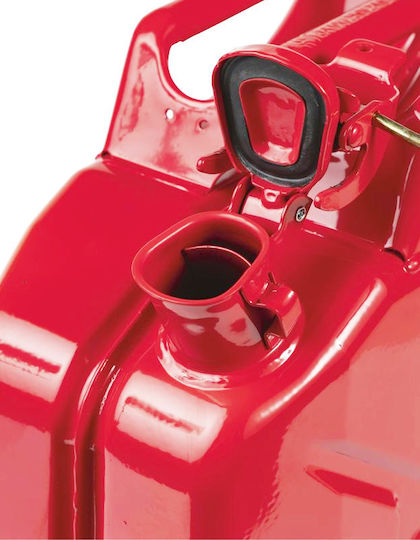 Fuel Canister Made Steel Sheet Capacity 20l Red Color Valpro