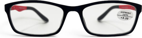 Optosquad Reading Glasses +3.25 In Black Colour 820-2