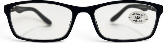 Optosquad Reading Glasses +0.75 In Black Colour 820-1