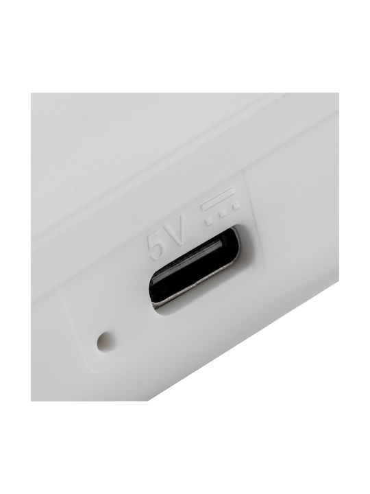 Επιτραπέζιο Φωτιστικό Tesa 2 5w Cct Led Τραπέζια Σχεδίασης Σχολείου Λευκό Lumiled