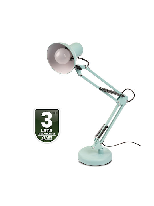 E27 Tobi Pastel Blue Office Lamp + Table Lamp Base