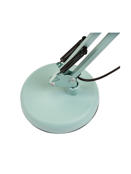 E27 Tobi Pastel Blue Office Lamp + Table Lamp Base