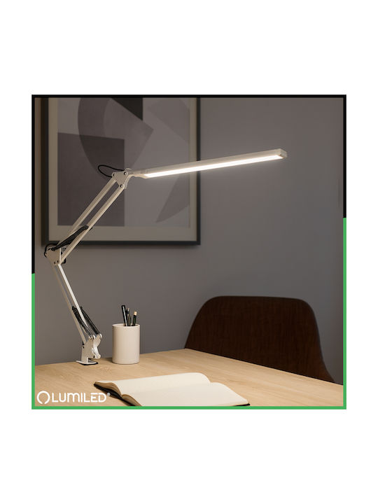 Table LED Lamp Cosmi 8w Cct Usb Brightness Adjustment White Illuminated Base