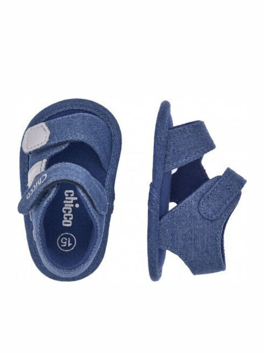 Chicco Weiche Sohlenschuhe für Babys Blau