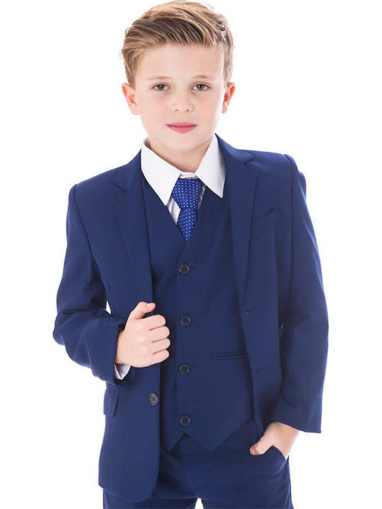 Kids Summer Suit 5 Pieces Blue Denzil