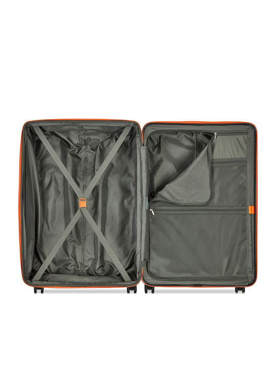 Securitech by Delsey Μεγάλη Βαλίτσα Ταξιδίου Σκληρή Black Ύψους 81εκ.