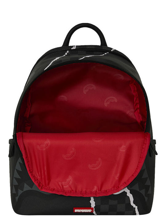 Sprayground Schulranzen Rucksack für Junior High-High School CENTER RIP REVEALING Grau Check Savage