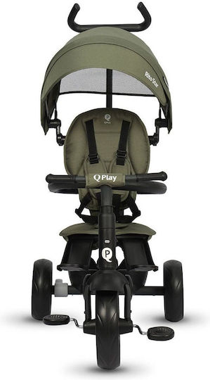 Q Play Rito Eva Star Foldable & Convertible Kids Tricycle For 10 Months Army Green