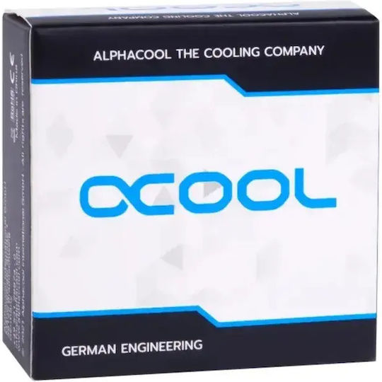 Alphacool Alphacool Eiszapfen 16/10mm Racord Filetat 90° Rotațional G1/4 Conexiune Tubulatură Moale Neagră Pvc Silicon Neopren