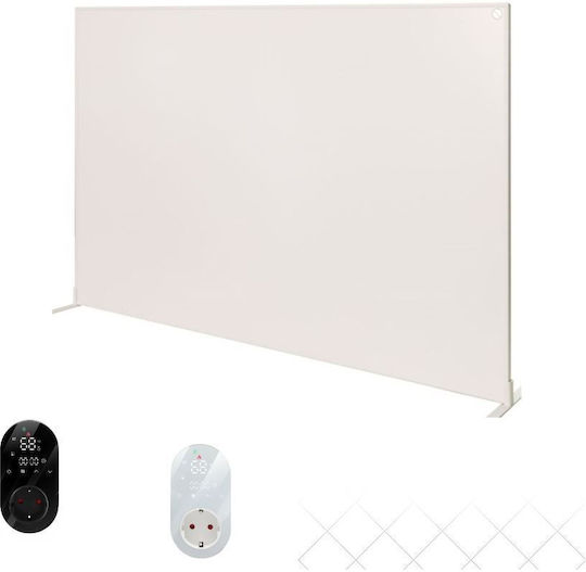Ambianzza Panou de Încălzire Infraroșu de Pardoseală 850W Alb 120.3cm