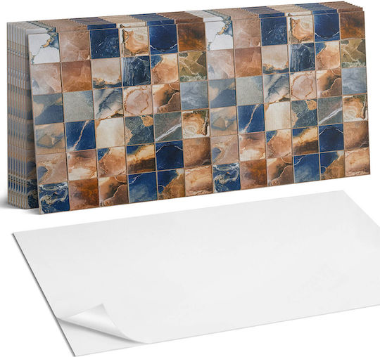 Pvc Tile Set Decorative Mosaic Stone Designs Kitchen Or Bathroom 10x40x20 Cm