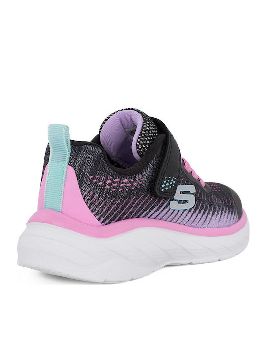 Kids Sneakers with Hoop & Loop Closure Black