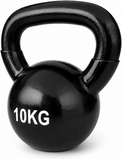Black Vinyl Kettlebell 10kg Pro-fit