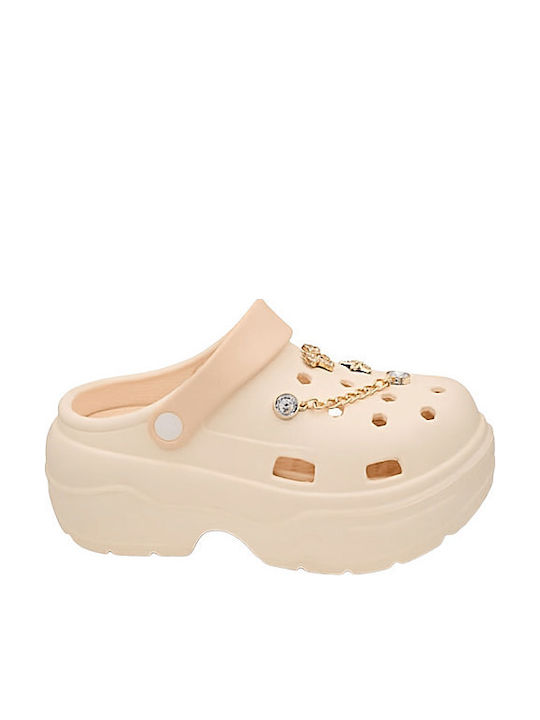 Level Anatomic Women's Anatomic Clogs Beige