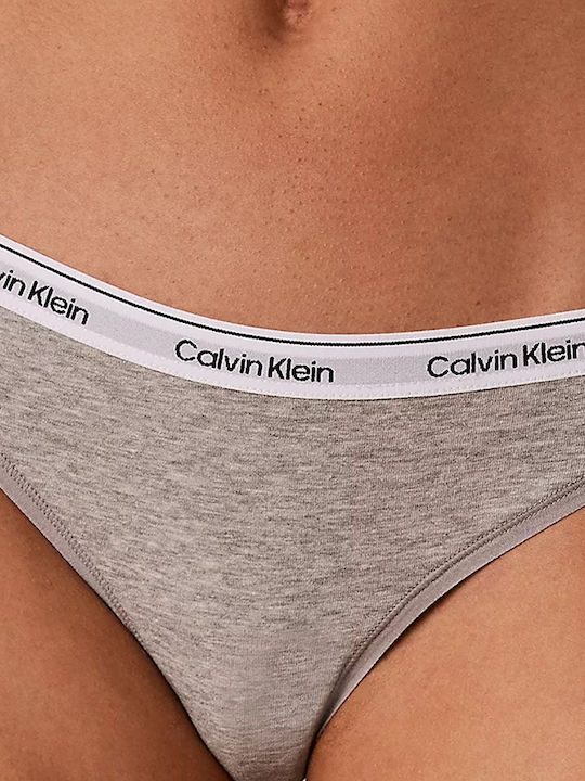 Baumwolle Damen-Slips 3er Pack Grau- Weiß- Schwarz