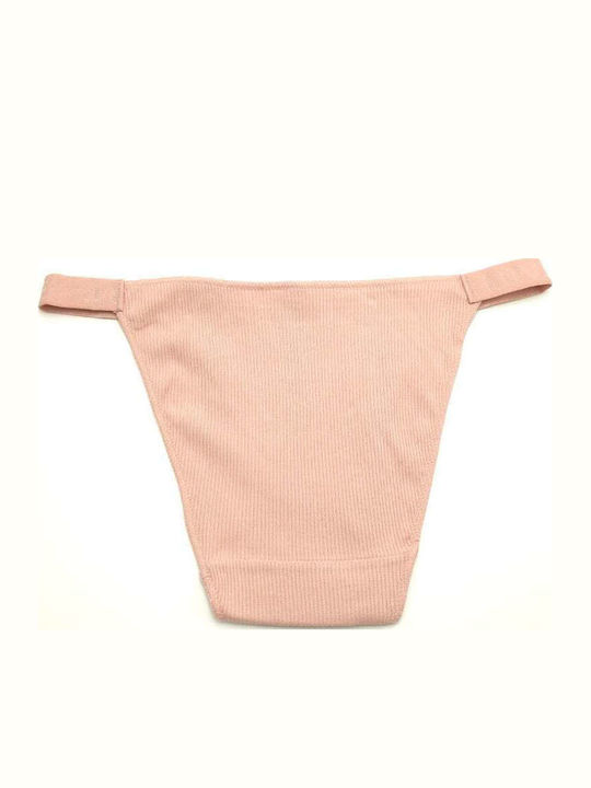 Hohe Taille Damen-Slip Rosa