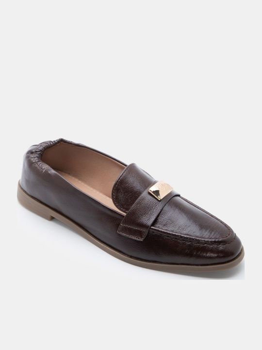 Women's Moccasins In Brown Colour