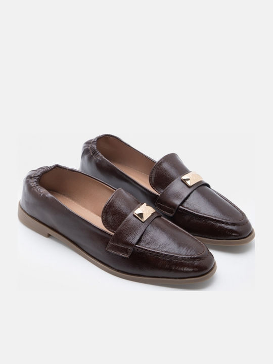 Women's Moccasins In Brown Colour