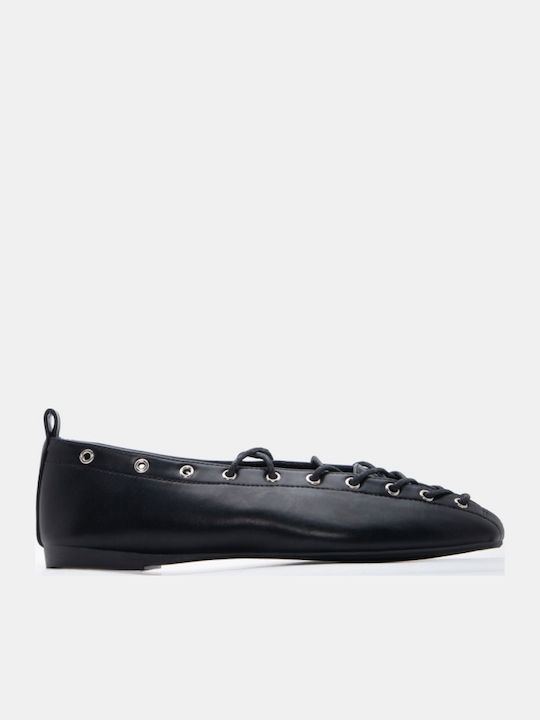 Kurt Geiger Damen Ballerinas Spitz zulaufend Schwarz