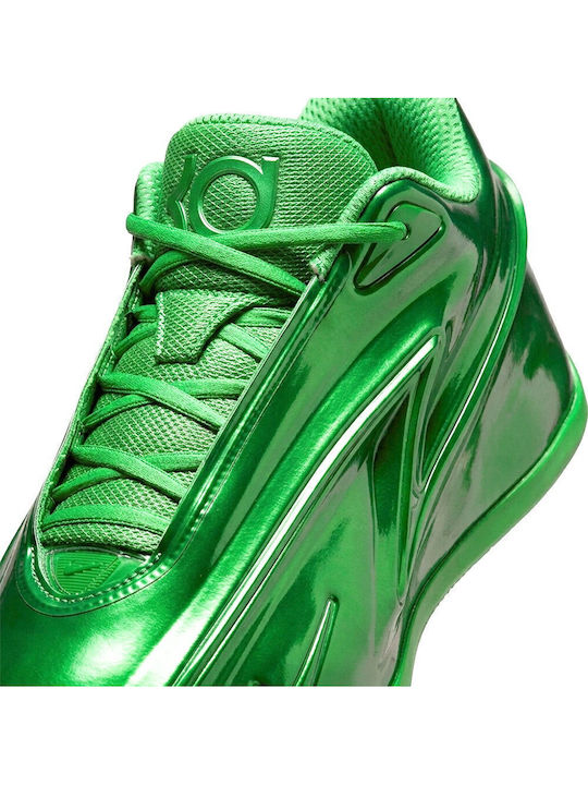 KD19 Candy Paint Green High Basketball Shoes Gorge Green University Gold Stadium Green