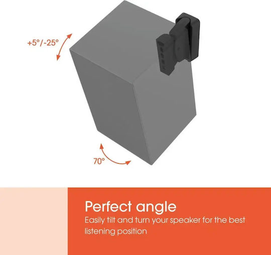 Vogel's Wall Speaker Stand Swm 3021 (1 Piece) in Black Colour