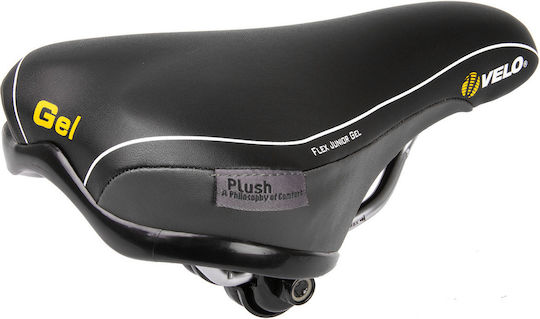 Velo Junior Gel Σέλα Ποδηλάτου Μαύρη με Gel 226 x 150 mm