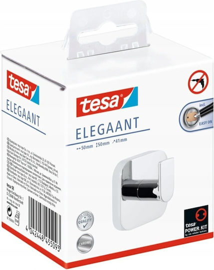Tesa Badezimmerhaken & -halter mit Silber Aufkleber