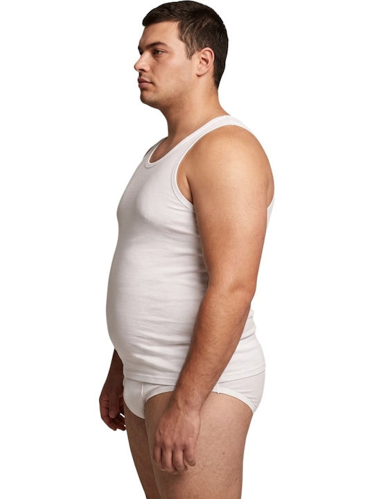 Men's Short Sleeve White Undershirt