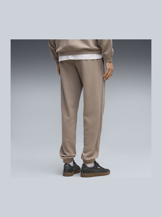 Elevated Herren-Sweatpants mit Gummizug Beige