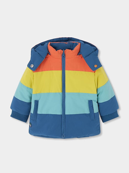 Parka Scurt Multicolor