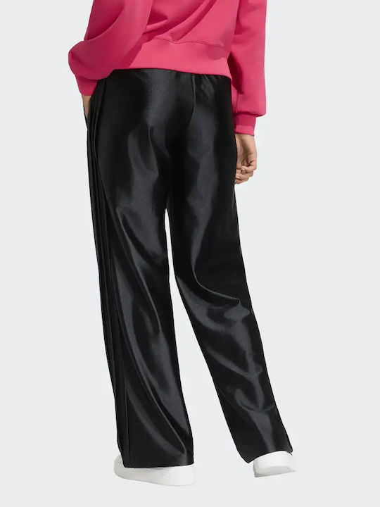 Damen Jogginghosen Breit Schwarz