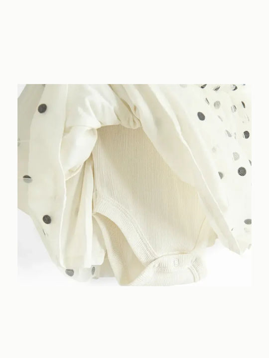 Girls Dress Short Sleeve White