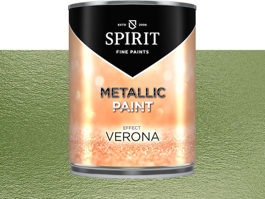 Spirit Verona Ефектна Боя Метални Перлени Частици 2.5л Тъмнозелен