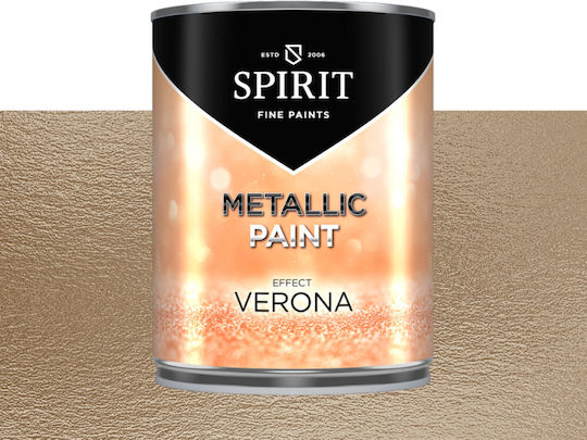 Spirit Verona Ефектна Боя Метални Перлени Частици 2.5л Бледозлатист