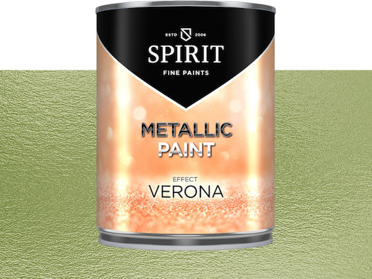 Spirit Verona Ефектна Боя Метални Перлени Частици 2.5л Зелен