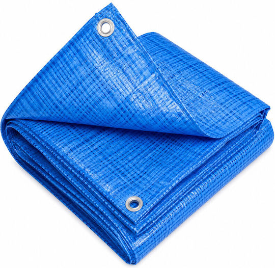 Multifunctional Tarp 4x5 M 55 G/m² Household Professional Use Blue