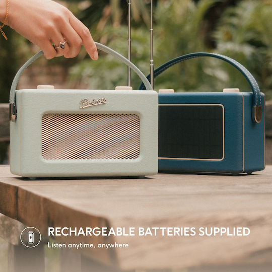 Roberts Revival Uno Solar Φορητό Ραδιόφωνο Ηλιακό DAB+ με Bluetooth Midnight Blue