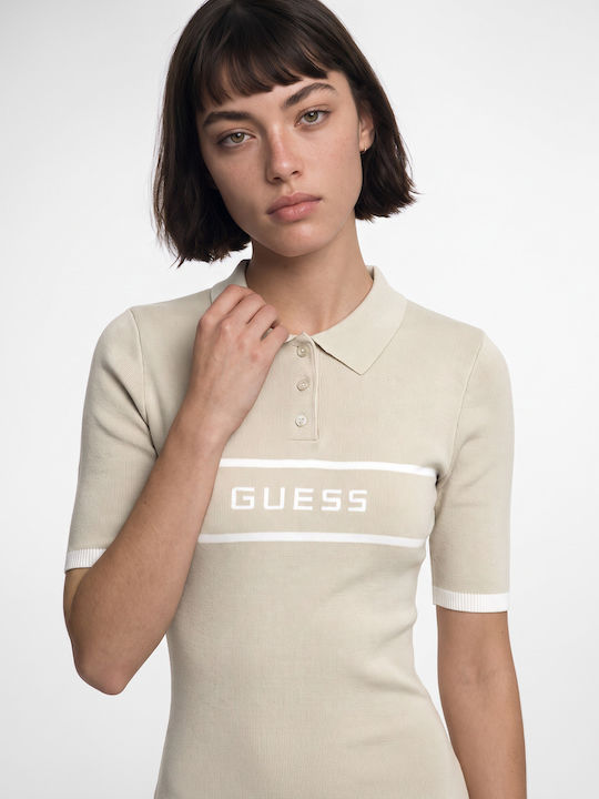 Лятна Mini T-shirt Рокля Бежова