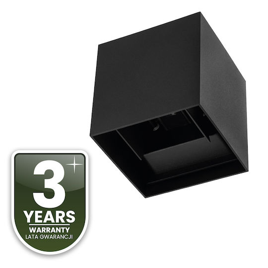 Wandmontierte Außenbeleuchtung Led Fassadenleuchte 2x3w 4000k Einstellbar Oben Unten Schwarze Picea Lumiled Wandmontierte Außenbeleuchtung Led Fassadenleuchte 2x3w 4000k Einstellbar Oben Unten Schwarze Picea Lumiled