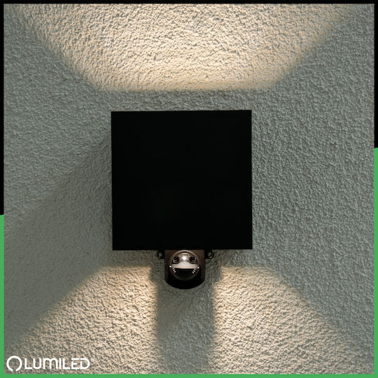 Aplica De Grădină G9 Led Față Reglabil Sus-jos Senzor Pir Negru Pyxis Lumiled Aplica De Grădină G9 Led Față Reglabil Sus-jos Senzor Pir Negru Pyxis Lumiled