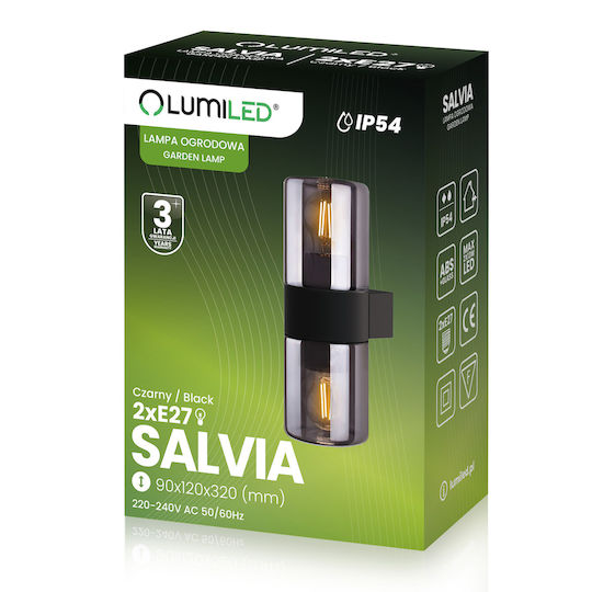 Aplica De Grădină Pentru Exterior 2x E27 Salvia