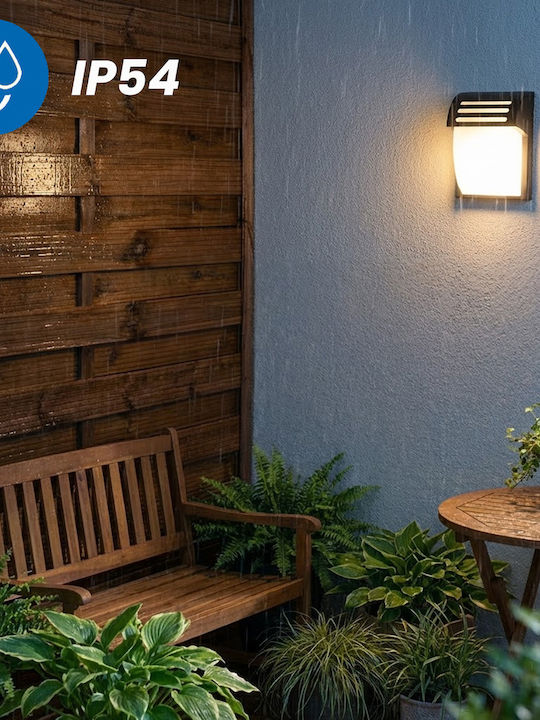 Lecos Lumiled Wandmontierte Außenbeleuchtung E27 Integrierte LED 25cm